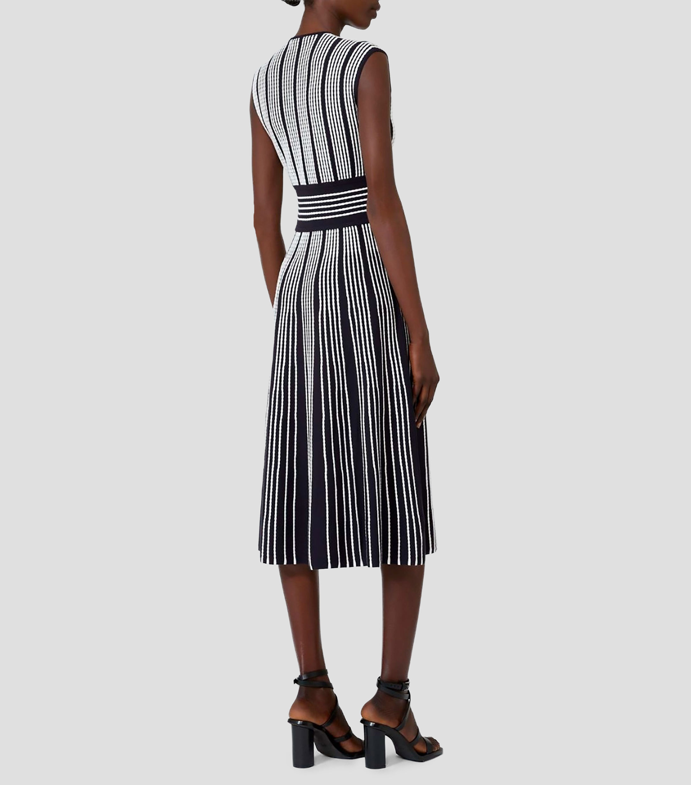 Vestido largo líneas Mujer